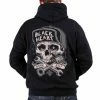 Men's Sweatshirt BLACK HEART - GARAGE BUILT BASIC - BLACK