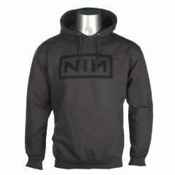 Hoodie Men's Nine Inch Nails - CLASSIC BLACK LOGO - PLASTIC HEAD