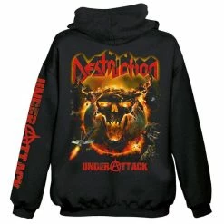 Hoodie Men's Destruction - Under Attack - NUCLEAR BLAST