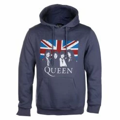 Hoodie Men's Queen - Vintage Union Jack - ROCK OFF