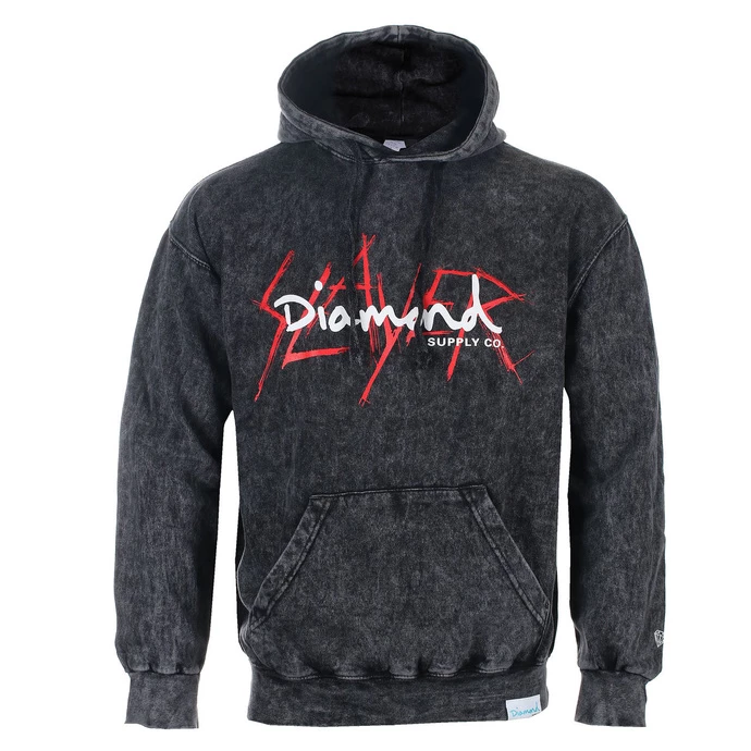 Hoodie Men SLAYER - DIAMOND - Black