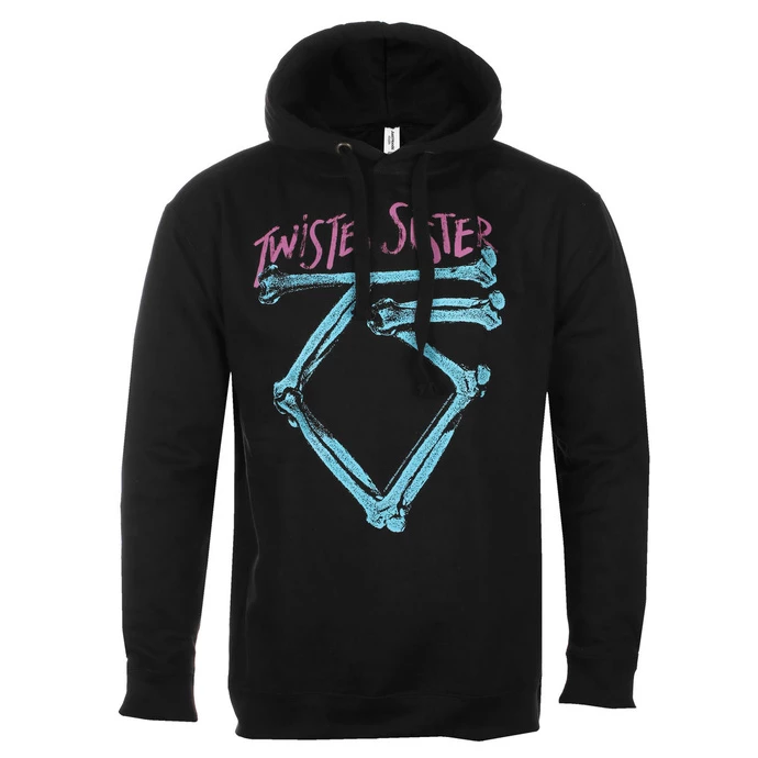 Men's Hoodie Twisted Sister - Washed Logo Epic - Black - HYBRIS