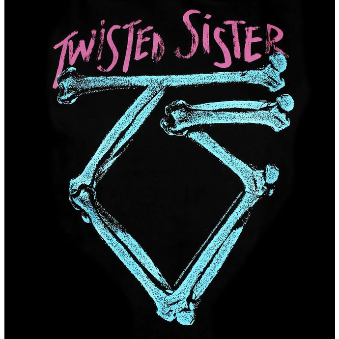 Men's Hoodie Twisted Sister - Washed Logo Epic - Black - HYBRIS - Image 3