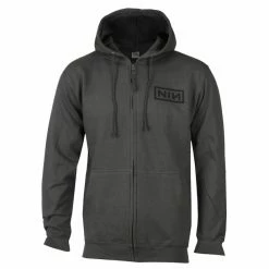 Men's Hoodie NINE INCH NAILS - CLASSIC BLACK LOGO - PLASTIC HEAD