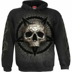 Men's Sweatshirt SPIRAL - CRACKING UP - Black