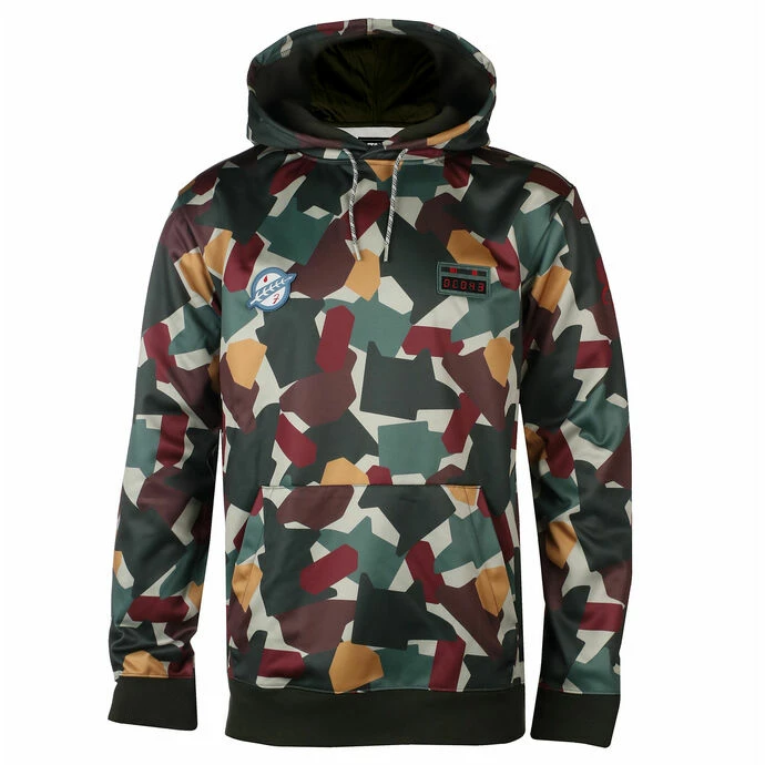 Men's Hoodie (technical) DC - SNOWSTAR M OTLR GRA0 - Green Group - Dark Green