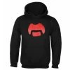 Men's Hoodie FRANK ZAPPA - MOUSTACHE - BLACK - PLASTIC HEAD