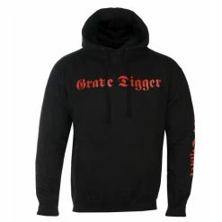 Men's Hoodie GRAVE DIGGER - HEAVY METAL BREAKDOWN - BLACK - PLASTIC HEAD