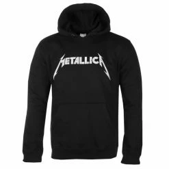 Men's Sweatshirt METALLICA - WHITE LOGO - CHARCOAL - AMPLIFIED