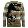 Unisex Sweater Jurassic Park - Christmas Jumper Dino Skeleton