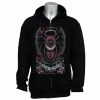 Men's Sweatshirt Bring Me The Horizon - Black Bat Zipper - BRAVADO