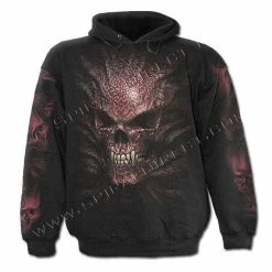 Men's Sweatshirt SPIRAL - Goth Skull