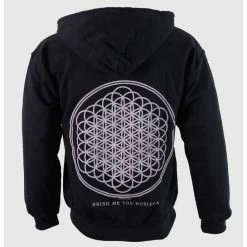 Men's Sweatshirt Bring Me The Horizon - Flower Of Life Zip - Blk - ROCK OFF