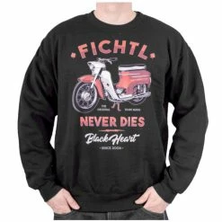 Sweatshirt (no Hood) Men's - FICHTL - BLACK HEART