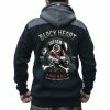 Hoodie Men's - FULL PUNK RG - BLACK HEART