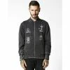 Men's Sweatshirt DISTURBIA - Ghost - BLK / Acid Wash