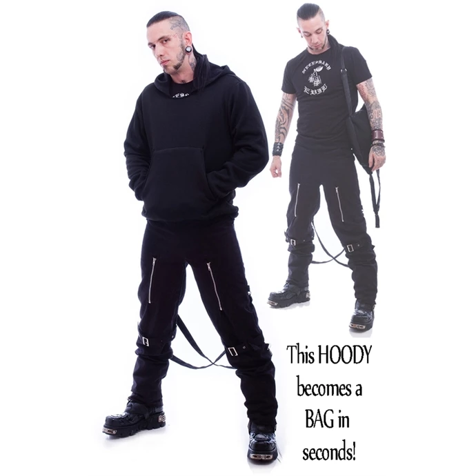 Hoodie Men's - Hoodipac Alternative - NECESSARY EVIL - Image 4