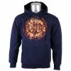 Hoodie Men's AC-DC - Navy Electric Explosion Logo - LIVE NATION