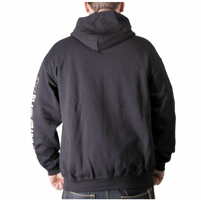 Men's Hoodie BLACK HEART - BASTARD SKULL BASIC - BLACK - Image 2