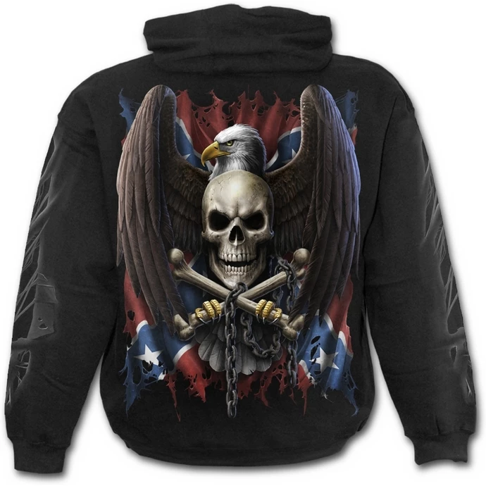 Hoodie Men's - Rebel Eagle - SPIRAL - Image 2