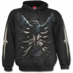 Hoodie Men's - Raven Cage - SPIRAL
