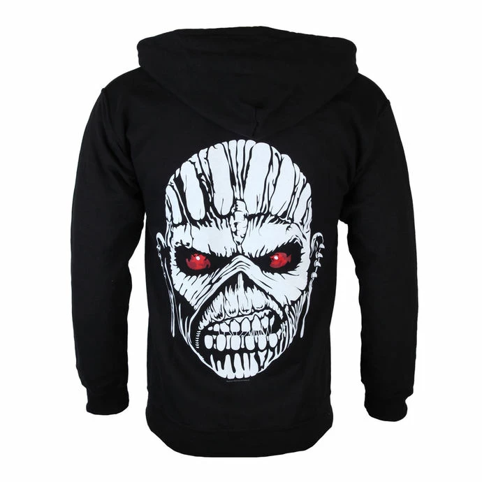 Hoodie Men's Iron Maiden - Eddie Axe White - ROCK OFF