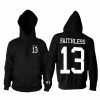 Hoodie Men's - Faithless 13 - BLACK CRAFT