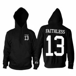Hoodie Men's - Faithless 13 - BLACK CRAFT