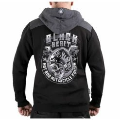 Men's Sweatshirt BLACK HEART - BOOMER - BLACK