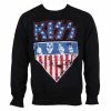 Sweatshirt (no Hood) Men's Kiss - Stars & Stripes - HYBRIS