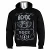 Men's Sweatshirt AC/DC - Cannon Swig - Black - ROCK OFF