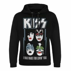 Hoodie Men's Kiss - I Was Made For Lovin´ You - HYBRIS