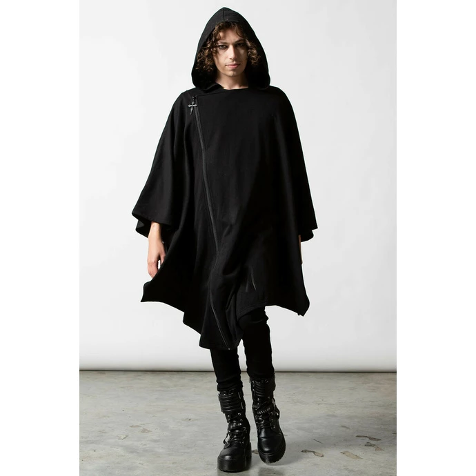 Unisex Sweatshirt (cardigan) KILLSTAR - Evilish Cloak - Black - Image 2