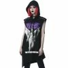 Hoodie Without Sleeves Unisex (vest) KILLSTAR - Future Cut Up - Black