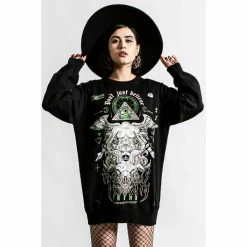 Unisex Sweater KILLSTAR - Illuminated Knit - Black