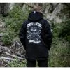 Men's Hoodie BLACK HEART - RESPECT TRADITIONAL - BLACK