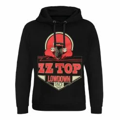 Men's Sweatshirt ZZ-Top - Lowdown Since 1969 - Black - HYBRIS