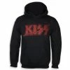 Hoodie Men's Kiss - Slashed Logo - ROCK OFF