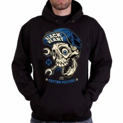 Hoodie Men's - MECHANIC - BLACK HEART