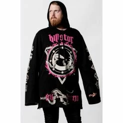 Unisex Sweatshirt KILLSTAR - Meditation Longline - Black