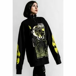 Unisex Sweatshirt KILLSTAR - Shine Bright Track - Black