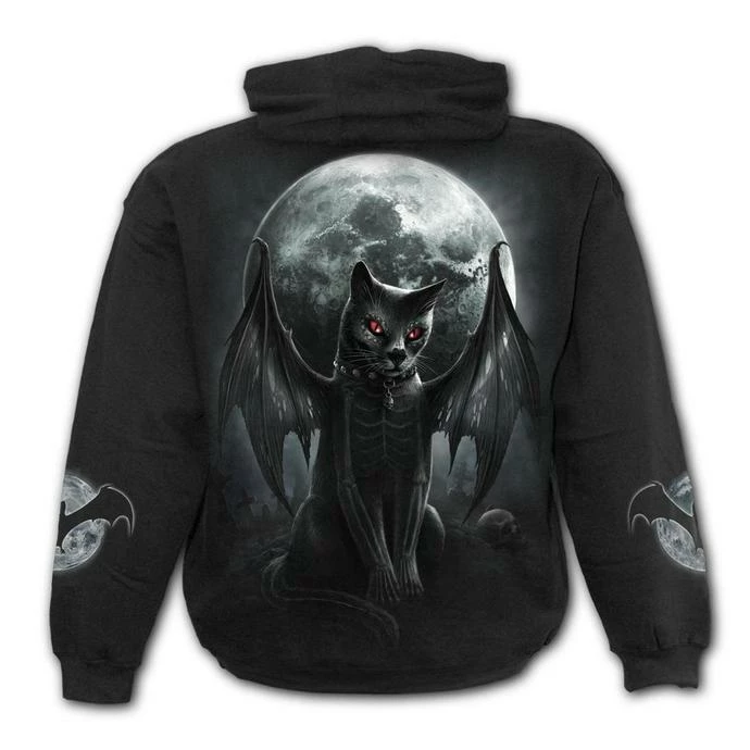 Hoodie Men's - VAMP CAT - SPIRAL - Image 2