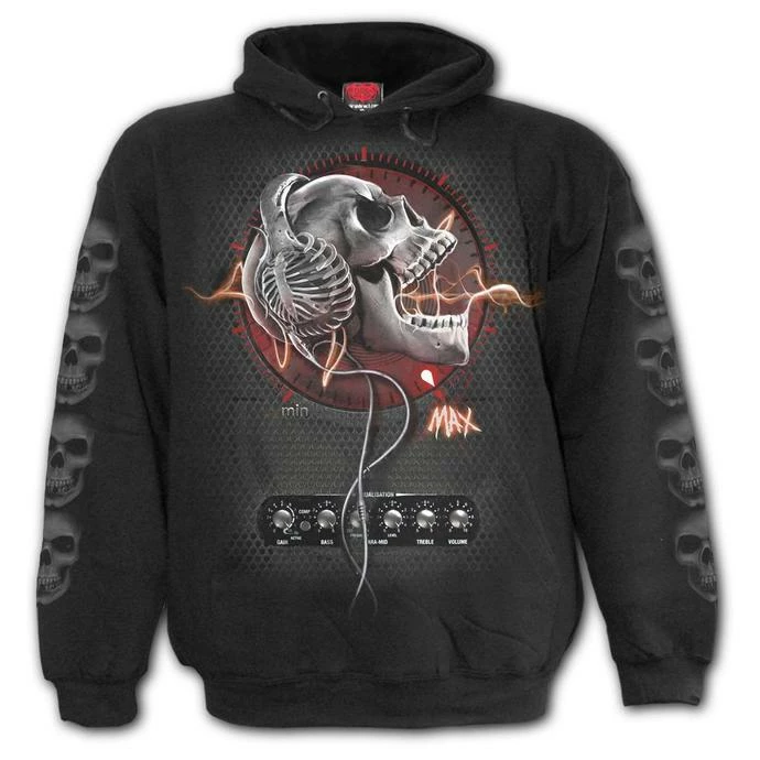 Hoodie Men's - NEVER TOO LOUD - SPIRAL