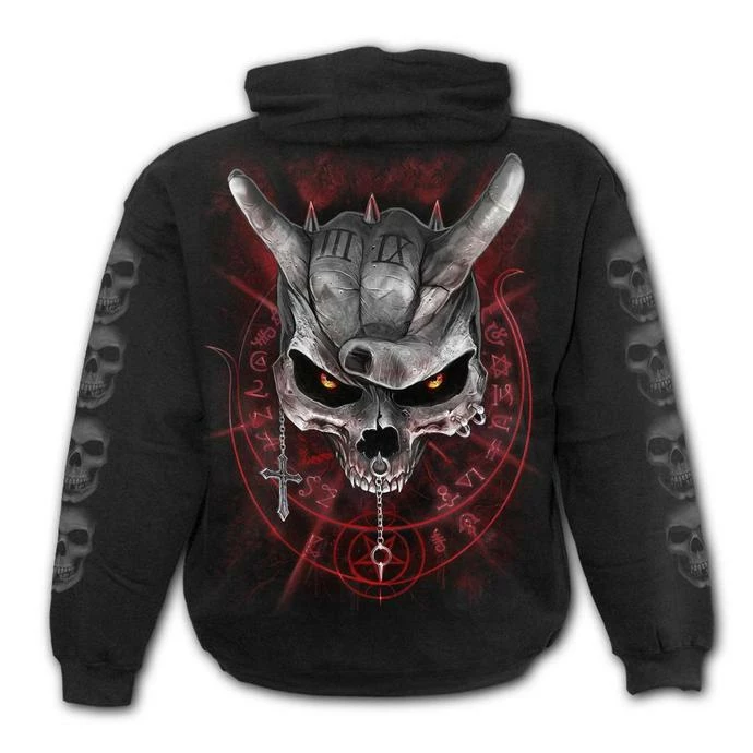 Hoodie Men's - NEVER TOO LOUD - SPIRAL - Image 2