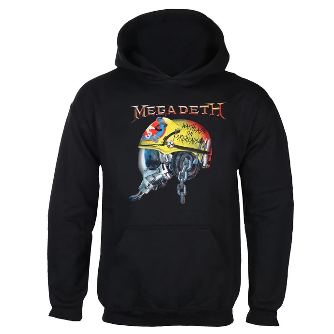 Hoodie Men's Megadeth - FULL METAL VIC - PLASTIC HEAD