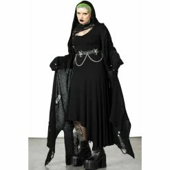 Unisex Sweater (cardigan) KILLSTAR - Ensley - Black