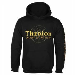 Men's Hoodie THERION - SECRET OF THE RUNES - BLACK - PLASTIC HEAD
