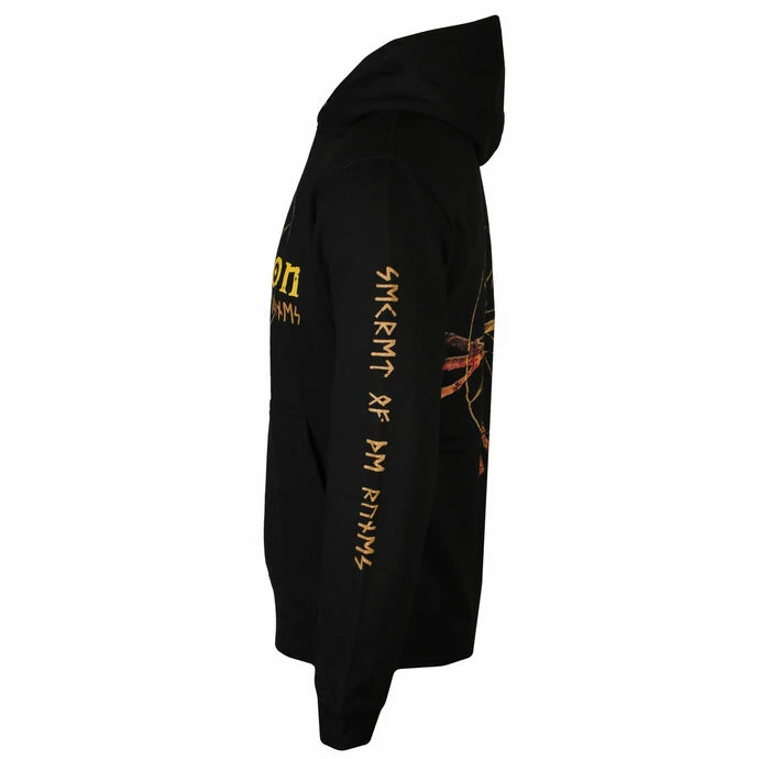 Men's Hoodie THERION - SECRET OF THE RUNES - BLACK - PLASTIC HEAD - Image 2