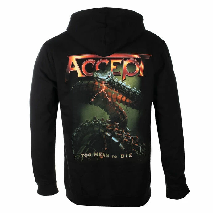 Men's Hoodie ACCEPT - TOO MEAN TO DIE - PLASTIC HEAD - Image 2