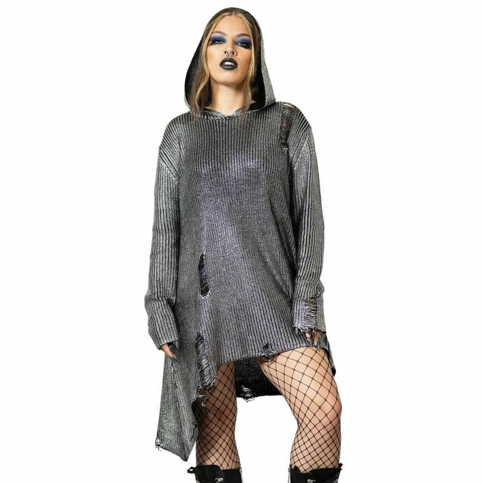 Sweater Unisex KILLSTAR - Hot As Heim - Silver